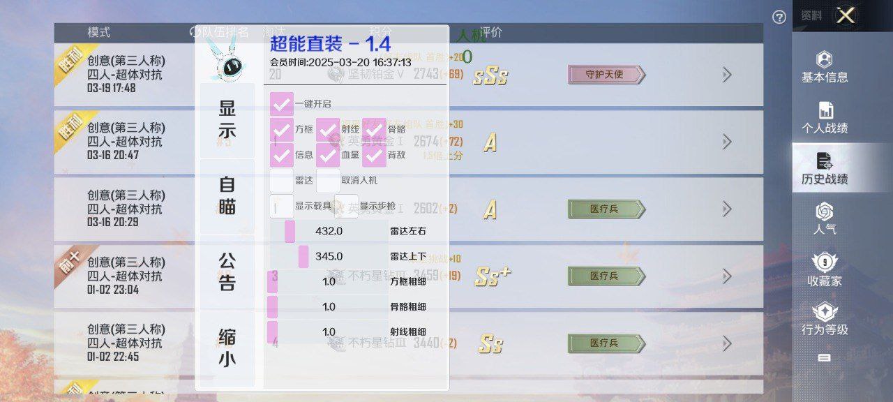 和平精英祈宇容器直装版免费绘制辅助 v12.11