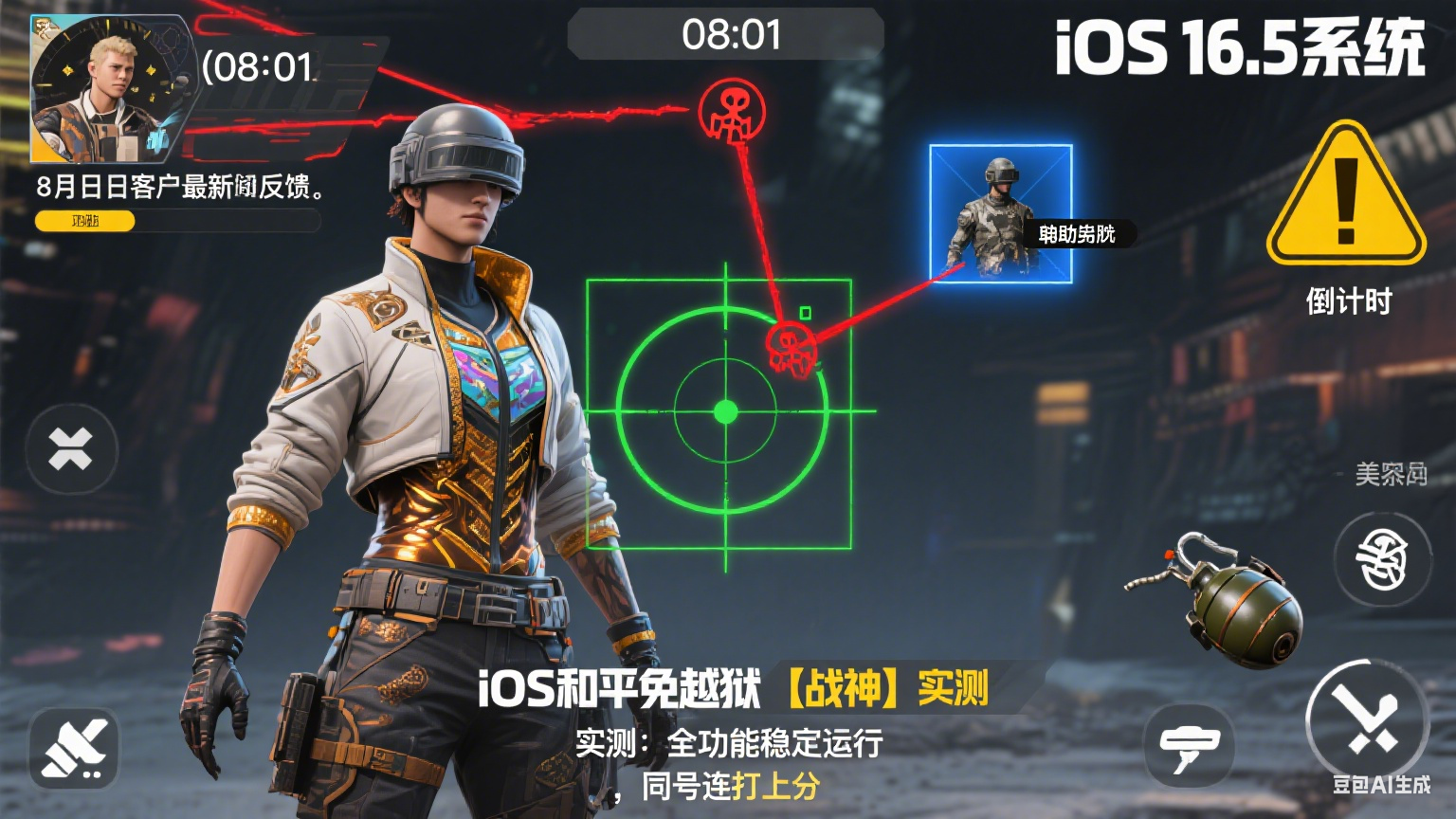 iOS 和平免越狱【战神】：8 月 1 日客户最新反馈图出炉，全功能加持稳定同号上分